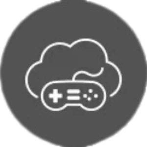 cloud gaming silver logo
