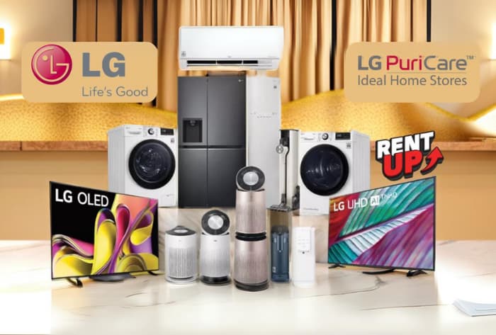 LG Rent Up water purifier, LG Rent Up washing machine, LG Rent Up dryer, LG Rent Up fridge, LG Rent Up vacuum cleaner, LG Rent Up tv, LG Rent Up aircond