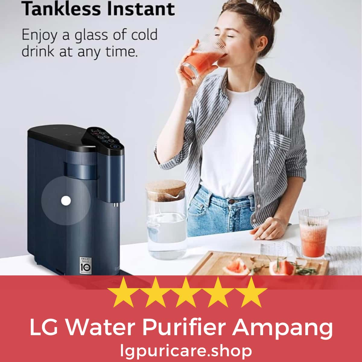 LG PuriCare Water Filter Ampang WD516AN to Rent Up Ampang