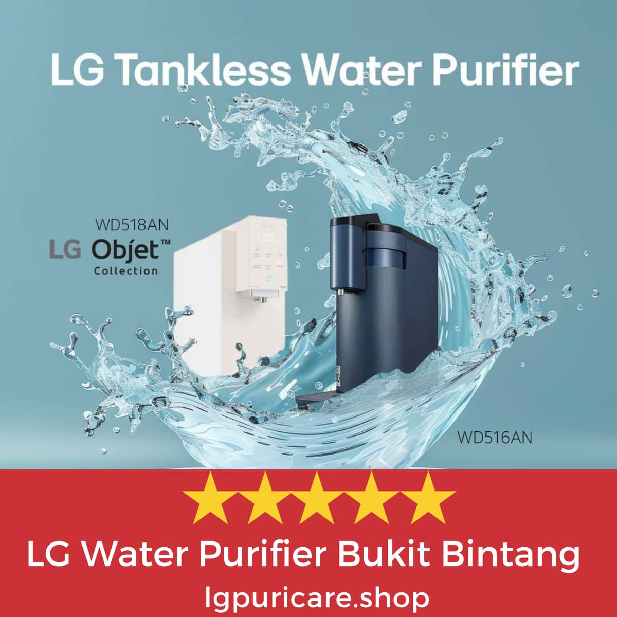 LG Water Filter Bukit Bintang WD516AN & WD518AN