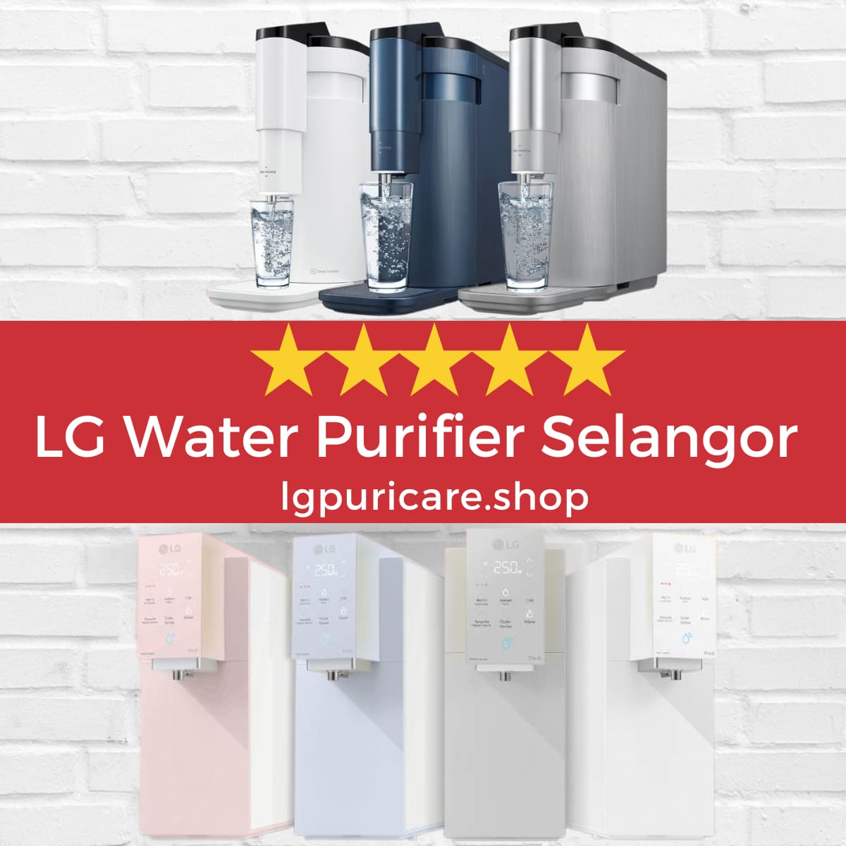 LG Water Purifier Selangor WD516AN & WD518AN