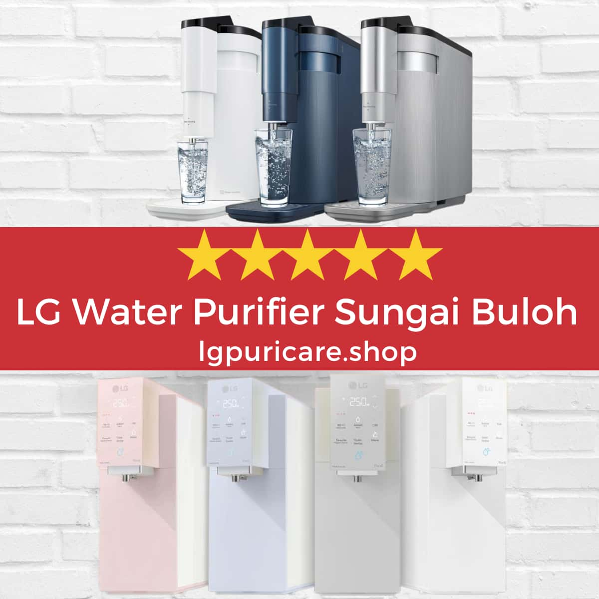 LG PuriCare Water Filter Sungai Buloh WD516AN & WD518AN