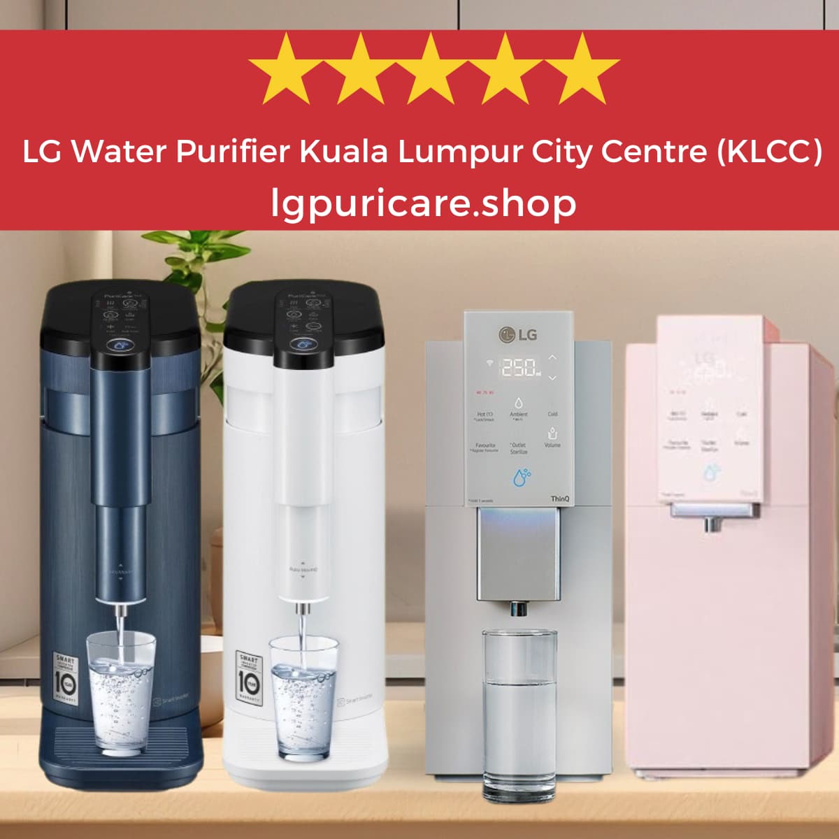 LG Water Purifier KLCC WD516AN & WD518AN, LG Water Filter KLCC WD516AN & WD518AN, LG PuriCare KLCC WD516AN & WD518AN, LG Water Purifier Rent Up KLCC WD516AN & WD518AN,